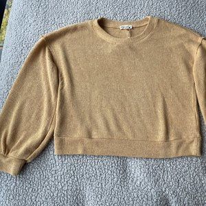 Chunky Knit Yellow Sweater